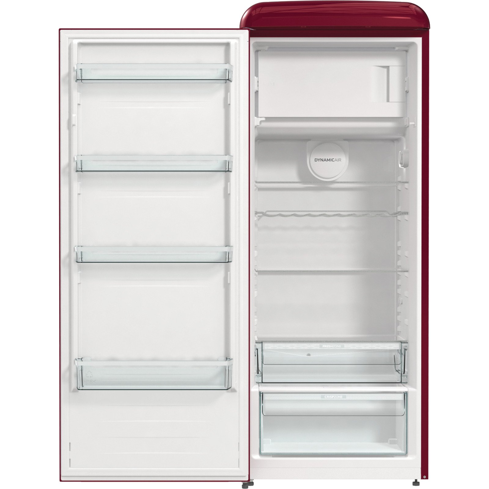 Gorenje Retrokühlschrank ORB 615 burgundy
