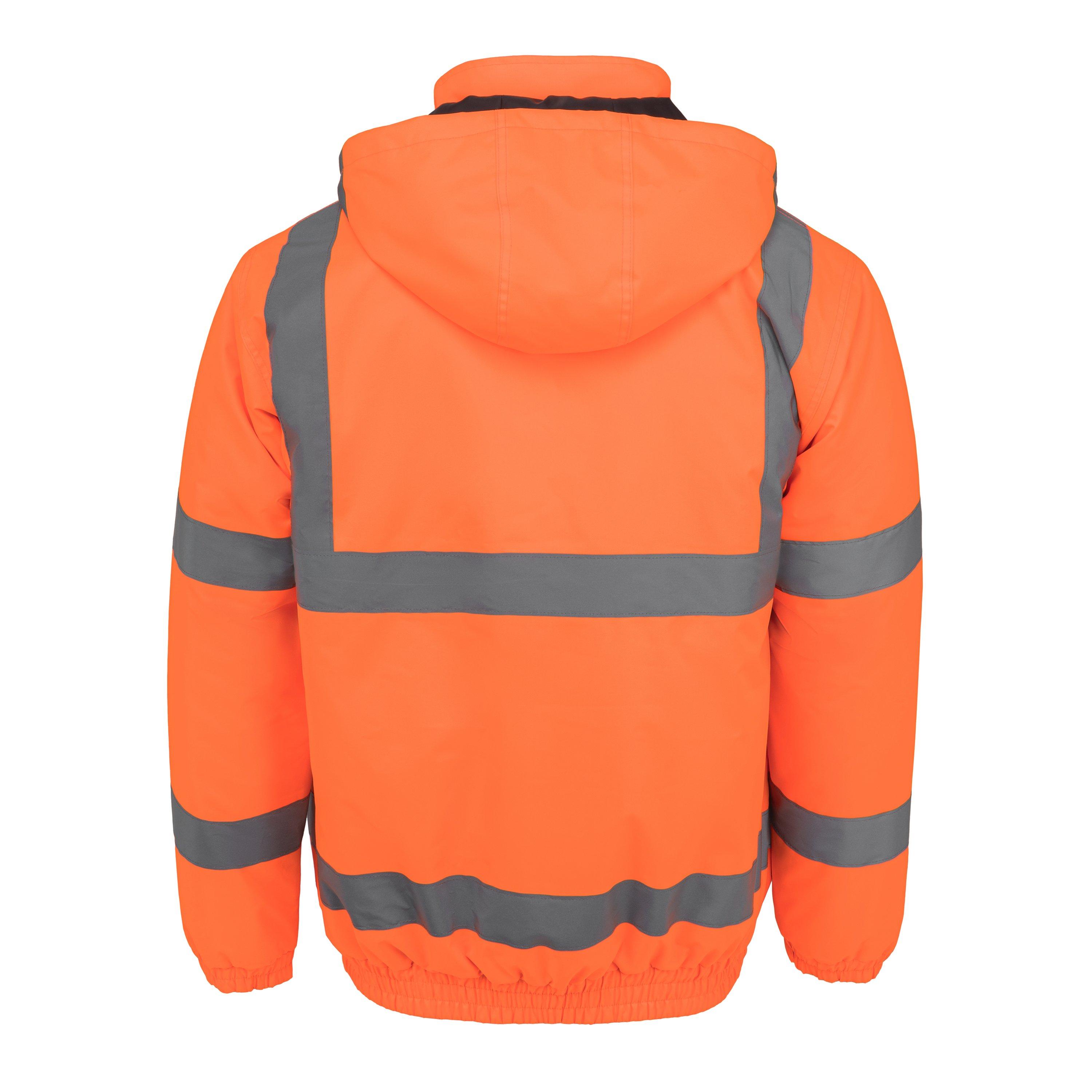 Dunlop Hi Vis Bomber Jacket Mens