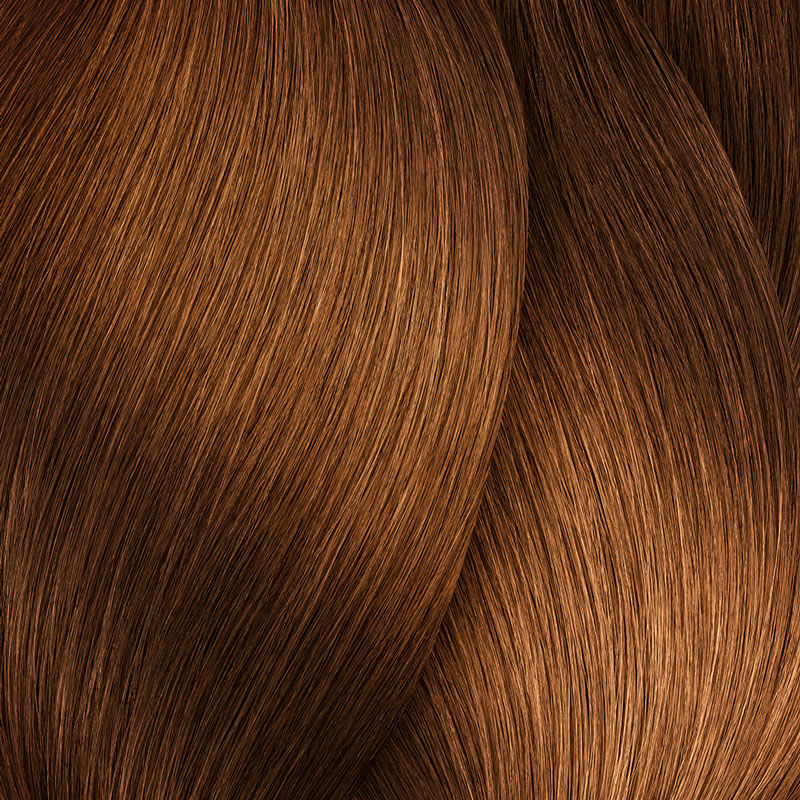 Coloration sans ammoniaque Inoa 7.34 blond doré cuivré