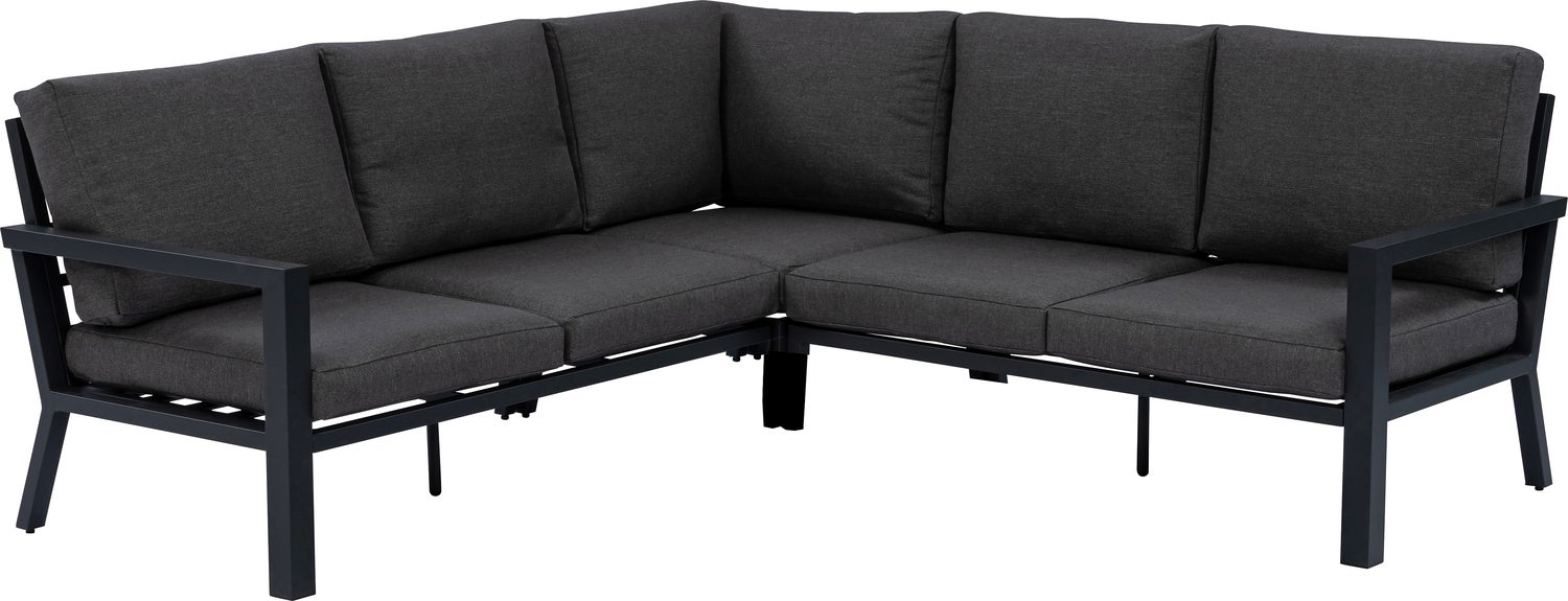 Intratuin 4-zits loungebank Milo antraciet