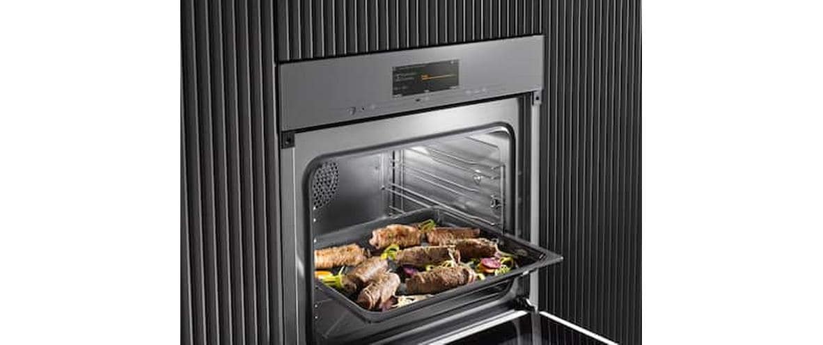 Einbaubackofen DGC 7840 HC Pro Grau A+<br>Kompakt-Dampfbackofen