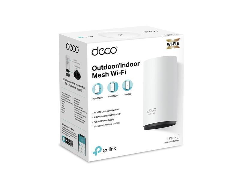 TP-Link Mesh-System Deco X50-Outdoor Einzeladapter AX3000 Outdoor WiFi 6 Mesh-System