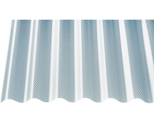 Gutta acryl golfplaat Sinus 76/18 honingraatstructuur kristalhelder slagvast 2000 mm x 1045 mm x 3 mm