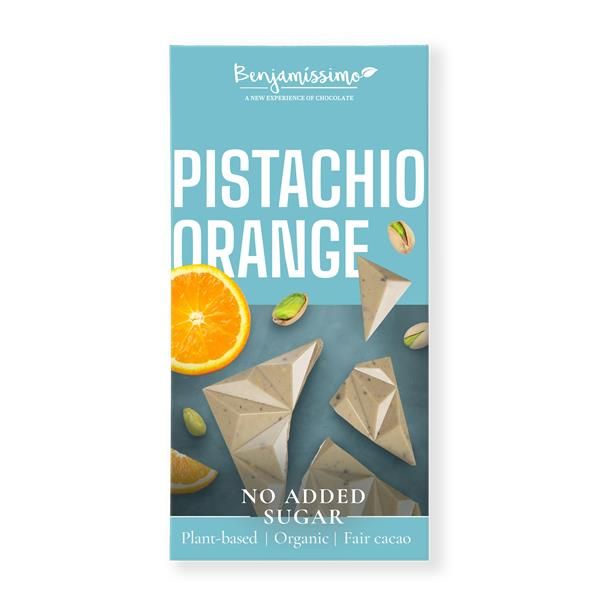 Bio Choc.S.Açúc Pistácio Laranja Sg 60G