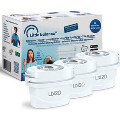 Pack de 3 cartouches filtrantes 120l. chlore 100   l. calcaire