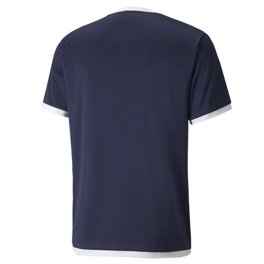 PUMA T-shirt d'Entraînement teamLIGA - Bleu Marine/Blanc