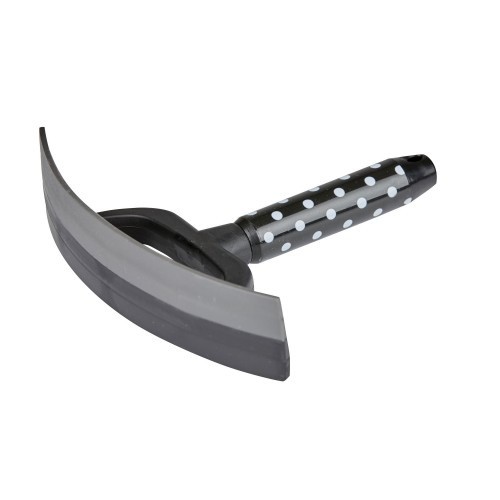 Raspador de suor para cavalos, preto com bolinhas.