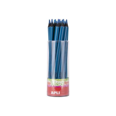 Apli Agipa - Crayon de couleur triangulaire Jumbo - bleu fluo