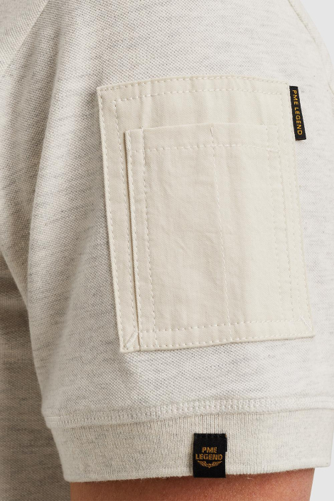 PME legend grijze heren polo