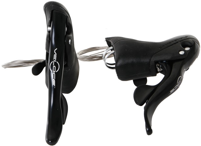 Campagnolo Veloce 10 speed sti sæt sort