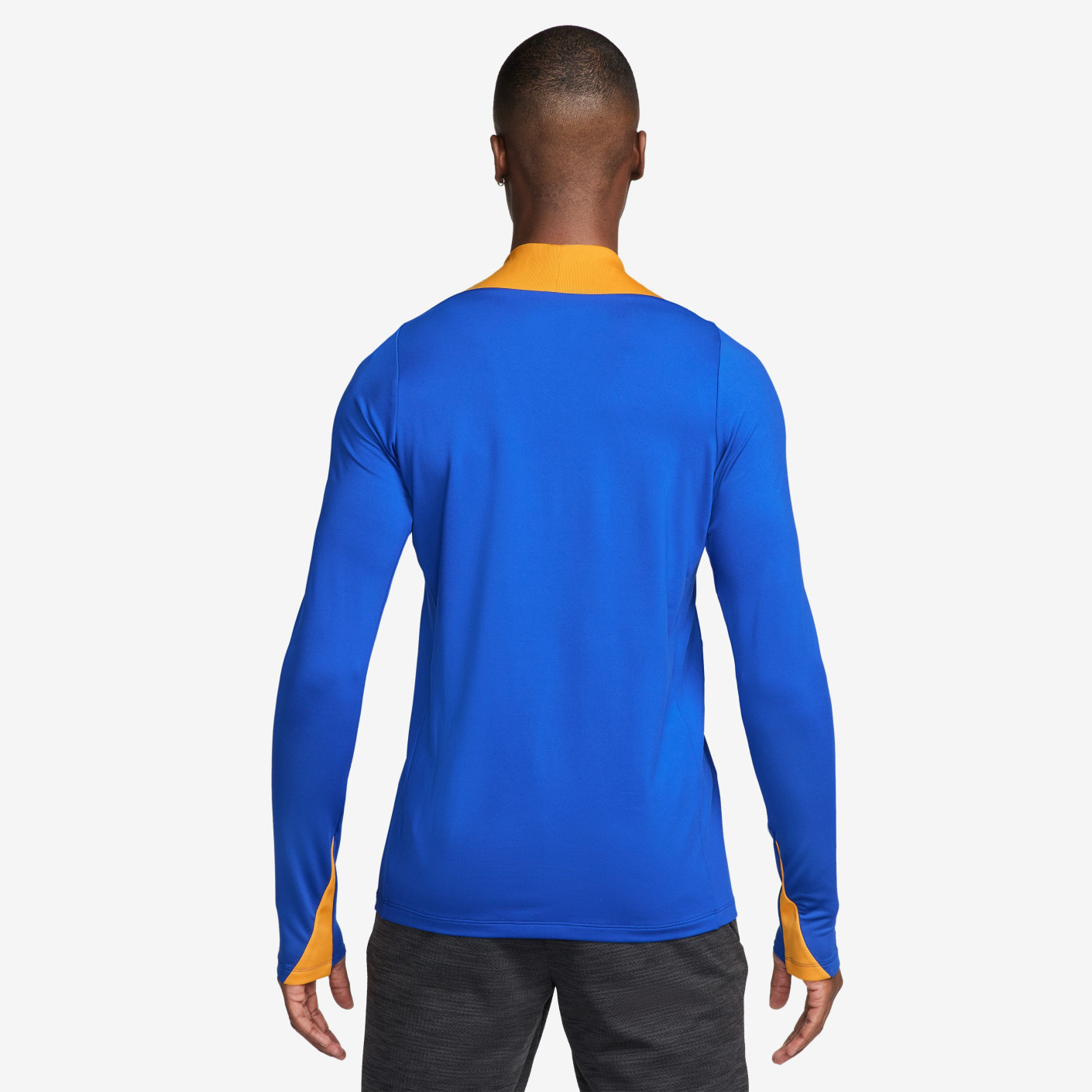 Nike Inter Milan Strike Trainingstrui 1/4-Zip 2024-2025 Blauw Goud