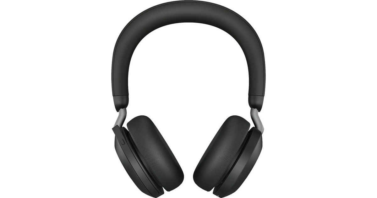 JabraEvolve2 75 on-ear headset  (Zwart, Link380a, Microsoft Teams)