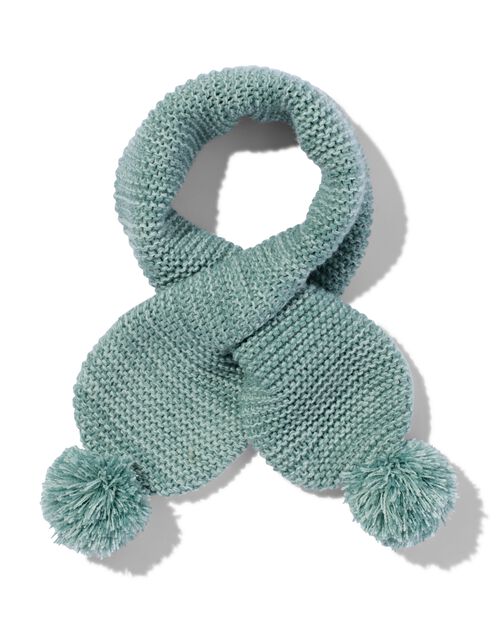 écharpe bébé pompons