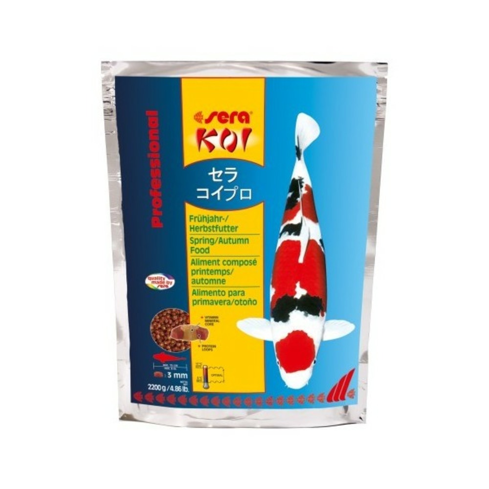 Printemps/ automne 2.2kg sera koi professional aliment composé