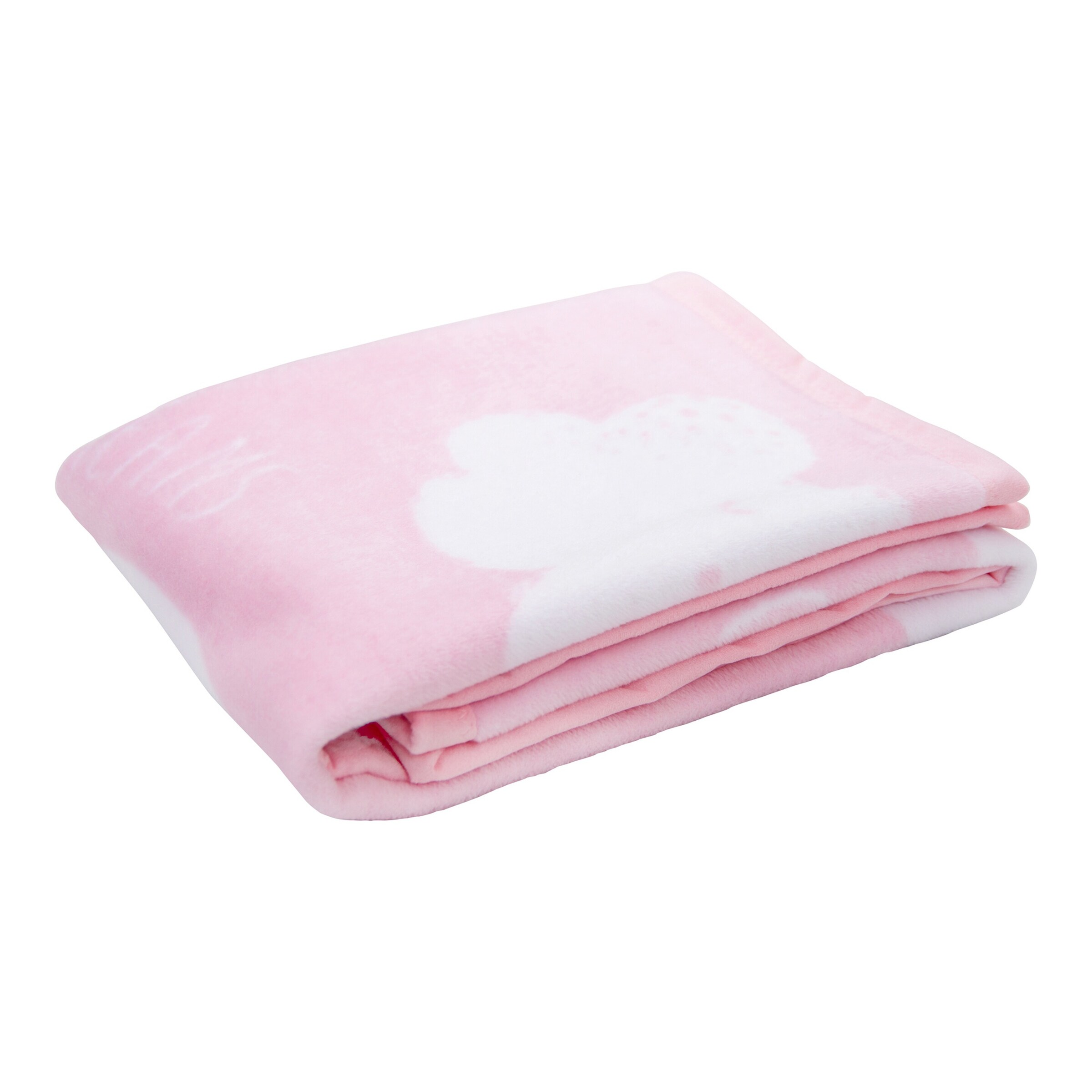 Herding Babydecke Unicade mit Namen 75x100 cm rosa / Mond