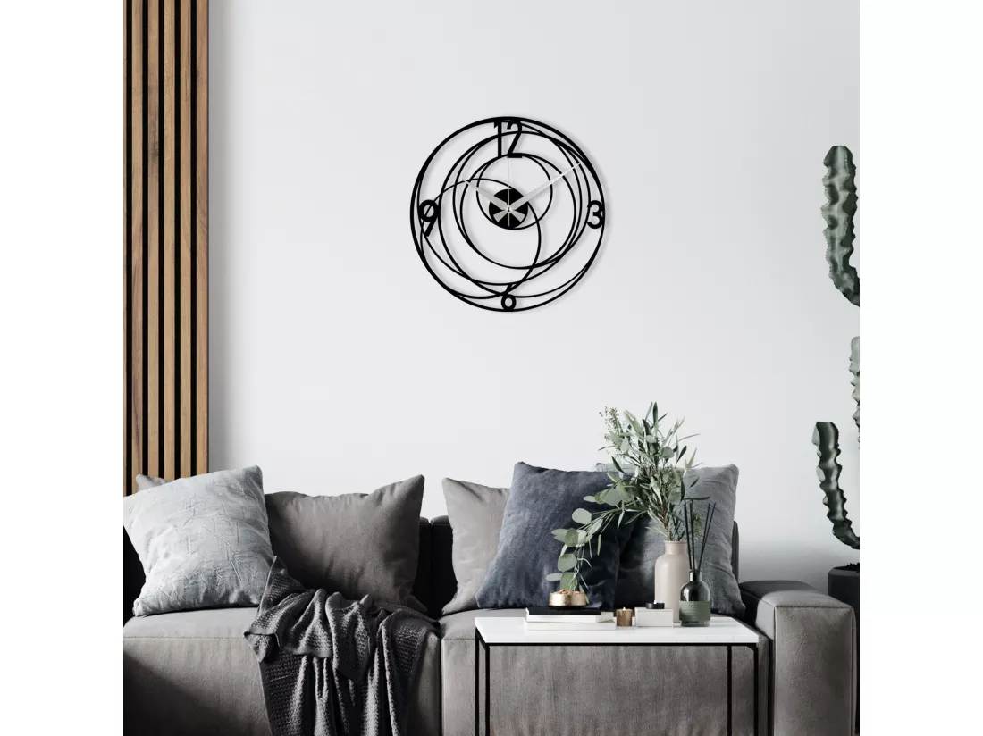 Horloge décorative murale METAL 