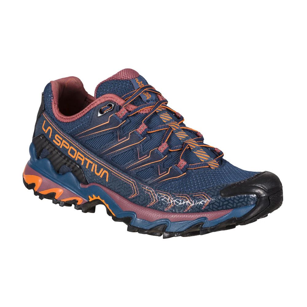 La Sportiva ULTRA RAPTOR II - Chaussures trail Femme denim/rouge