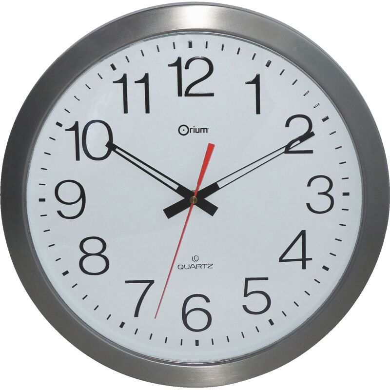 Horloge murale extérieure Ø 35,5 cm- À quartz