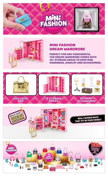 MINI BRANDS- FASHION MINI BRANDS-SERIES 1 DRØMME GARDEROBE