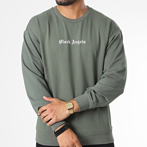 Sweat Crewneck GK-1008 Vert Kaki