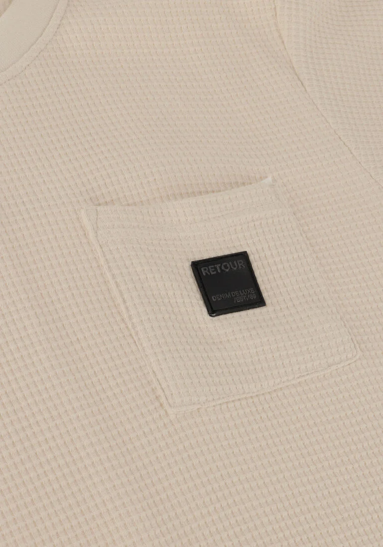 RETOUR grijze retour t-shirt xavier