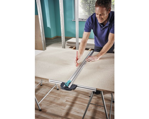 T-rail met parallelsnijder Wolfcraft