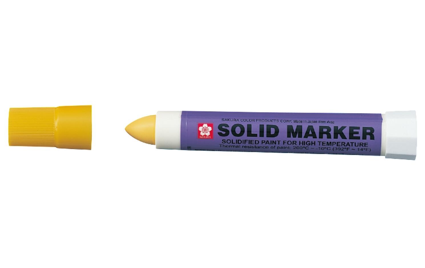 Permanent-Marker Solid Breit, GelbSolidmarker für harte Jobs