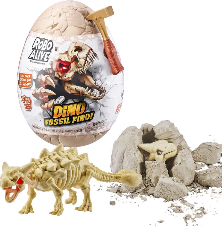 Roboalive Dino Fossil Find Surprise Egg