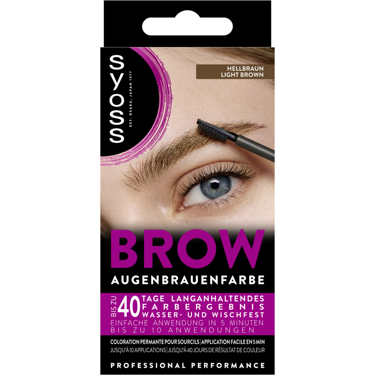 Syoss Augenbrauen-Kit permanente Augenbrauenfarbe