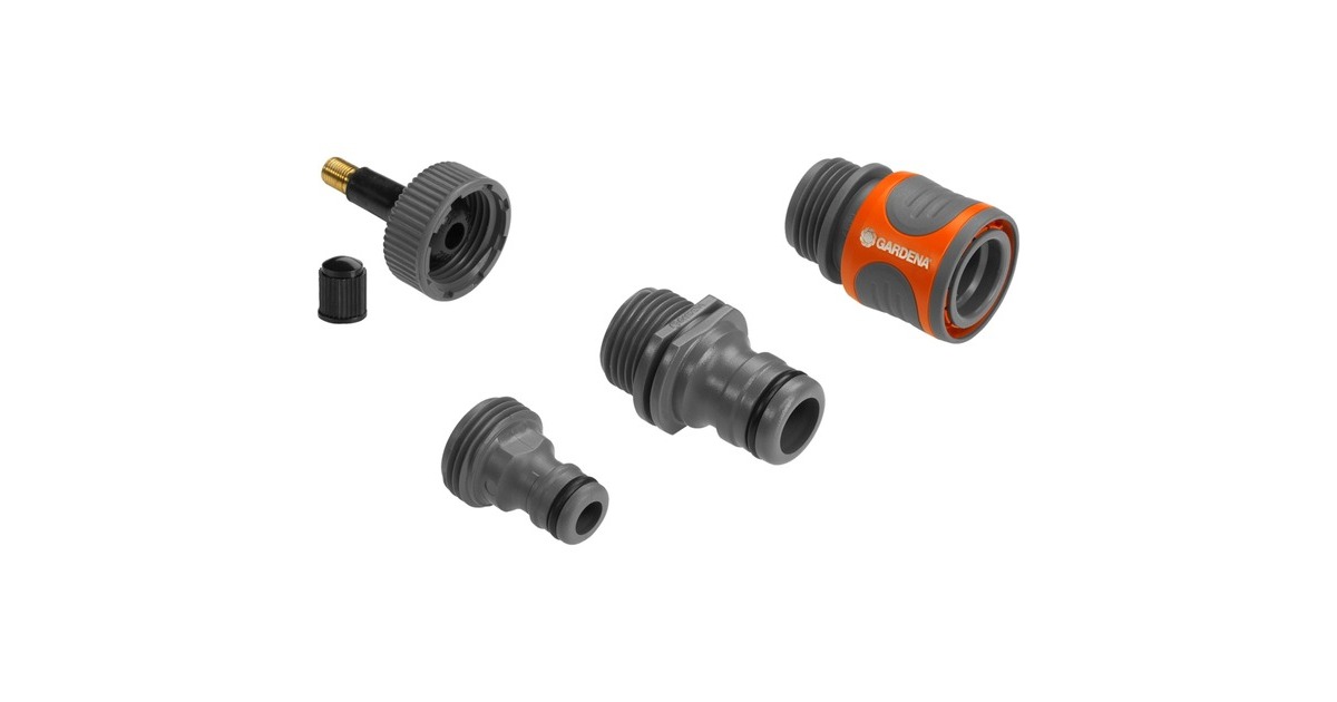 GARDENAOntwateringsventiel set  (Grijs/oranje, 2770-20 | bescherming Pipeline-, Sprinkler- en GARDENA System)