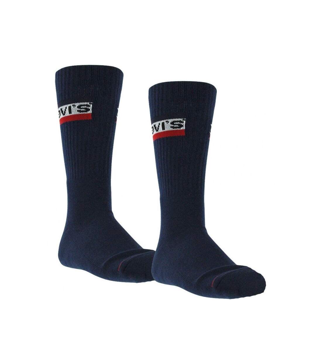 LEVI'S Lot de 2 paires de Chaussettes Mixte Coton OLYMP Marine