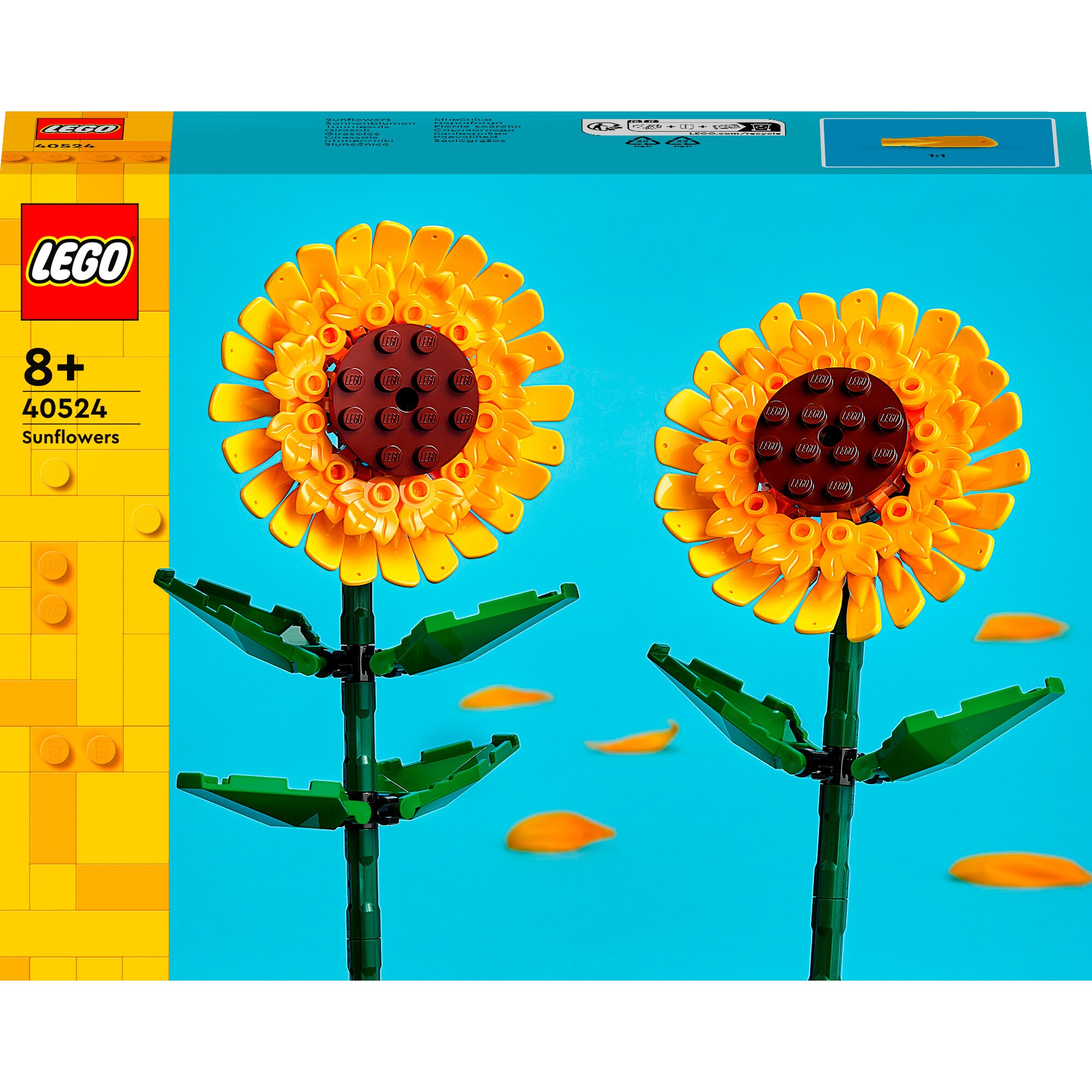 LEGO Konstruktionsspielzeug Botanicals Sonnenblumen