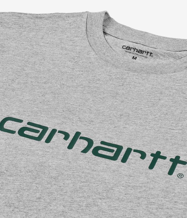Carhartt WIP Script T-Shirt (grey heather chervil)