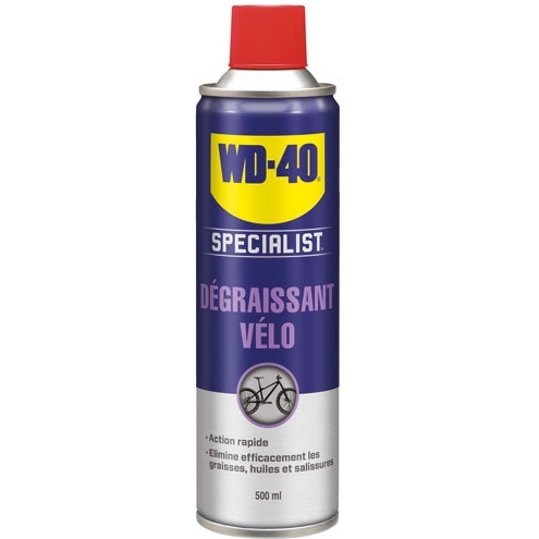 Dégraissant pour vélo WD-40 Specialist - Aérosol de 500 ml