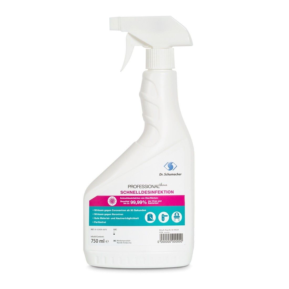 Dr. Schumacher Professional@home Flächen - Schnelldesinfektion