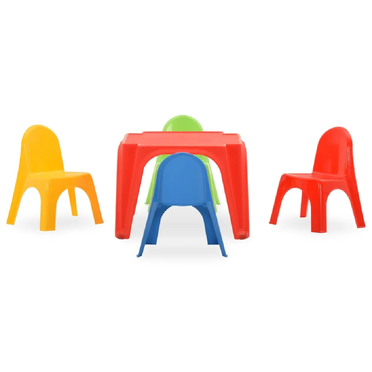 Vidaxl Ensemble table et chaises enfants PP