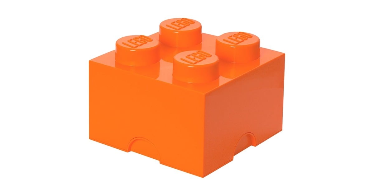 Room CopenhagenLEGO Storage Brick 4 Oranje opbergdoos  (Oranje)