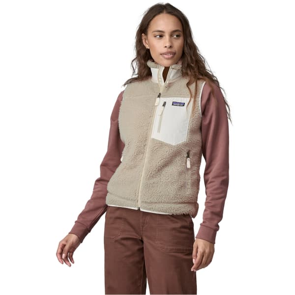 Veste polaire PATAGONIA W'S CLASSIC RETROX VEST NATURAL W/BIRCH WHITE