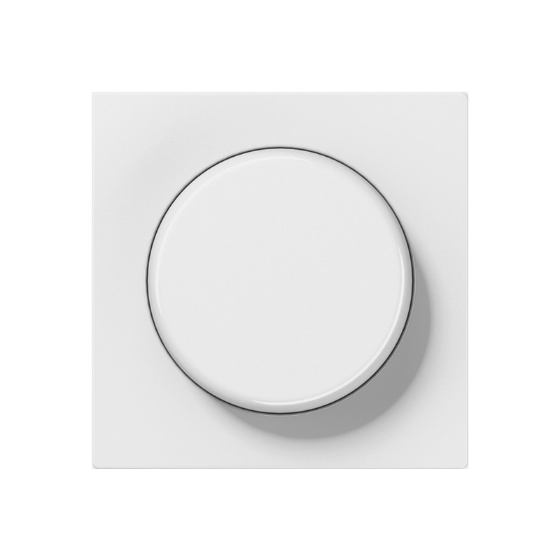 Jung AS500 centraalplaat dimmer Glanzend wit