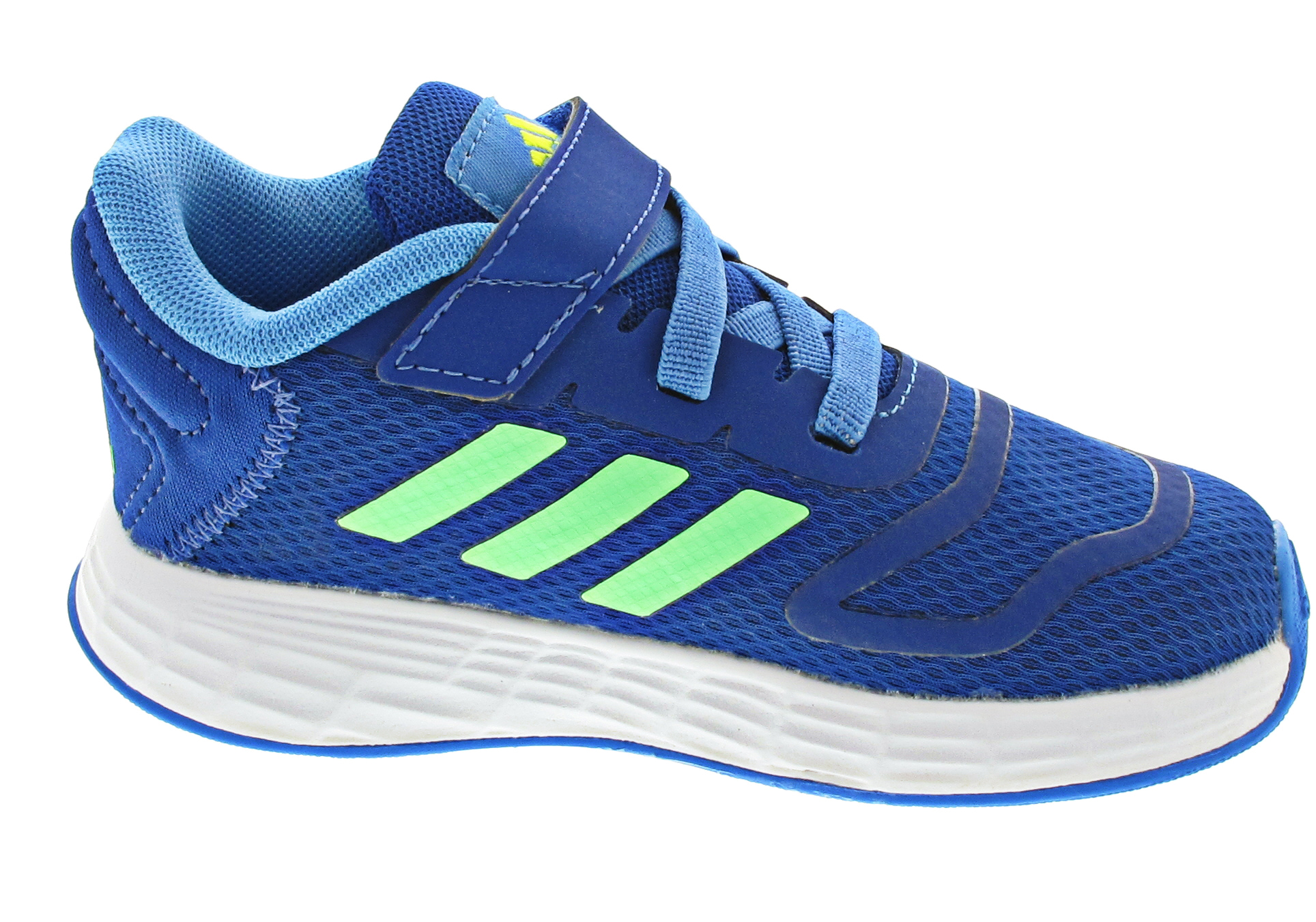 adidas Duramo 10 EL I Lauflernschuh Klett blau