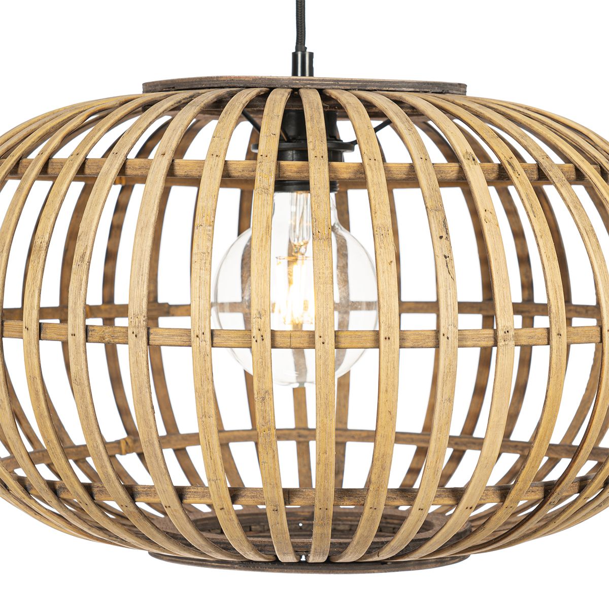 Oosterse hanglamp bamboe 44 cm - Amira