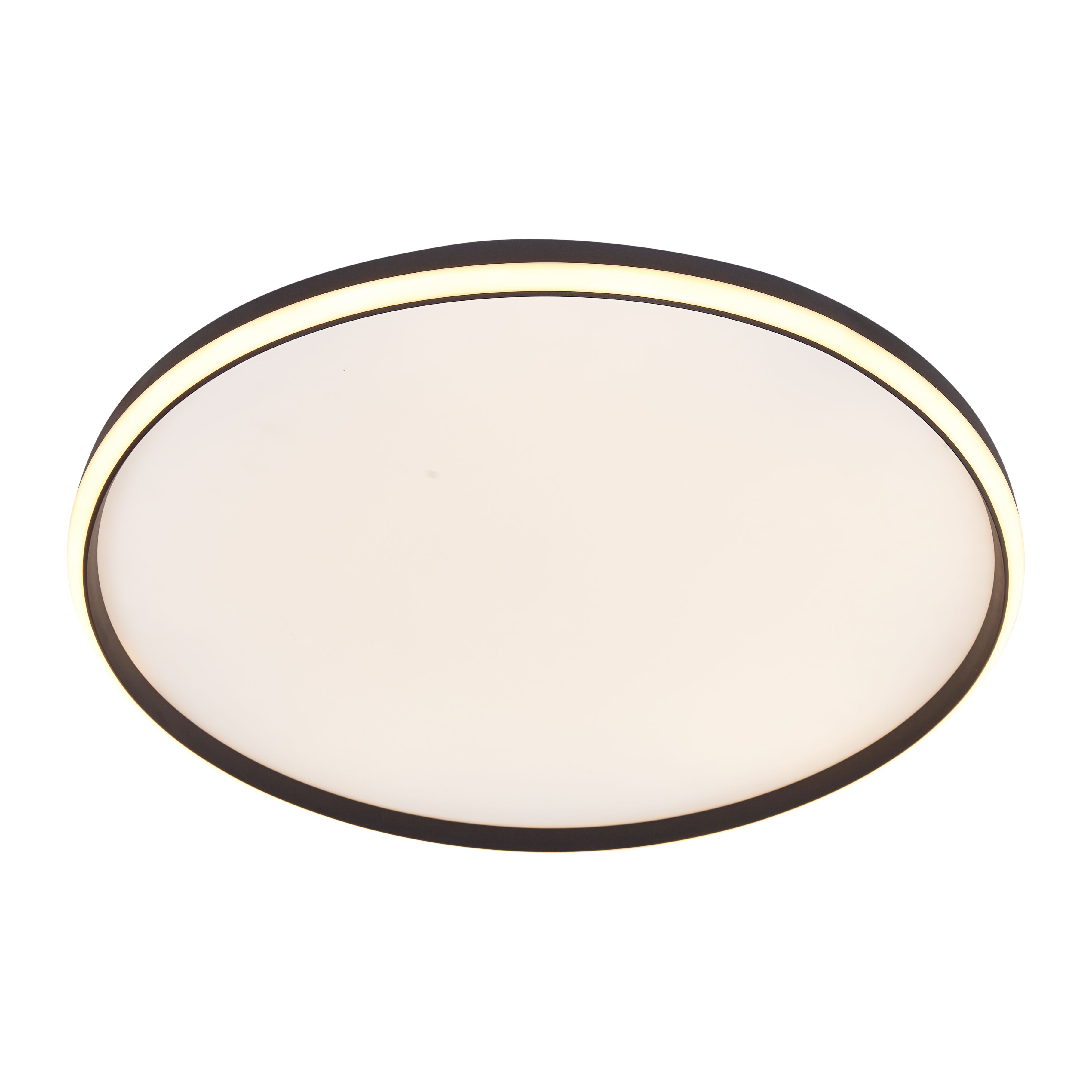 Design plafondlamp zwart met wit incl. LED 3-staps dimbaar - Xavi
