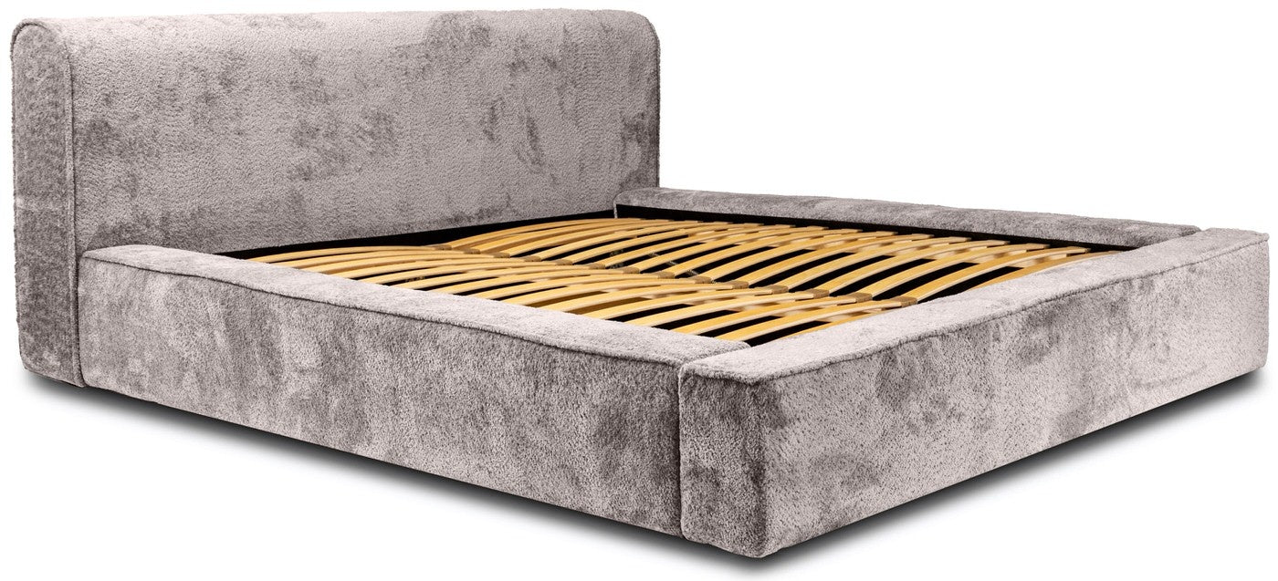 Trae Mobler Fatima 160 x 200 cm Gestoffeerd Bed Taupe