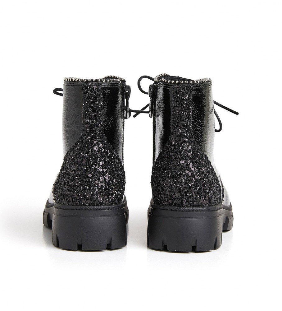 Botas pretas de cano curto Pepe Jeans Lilli Bis