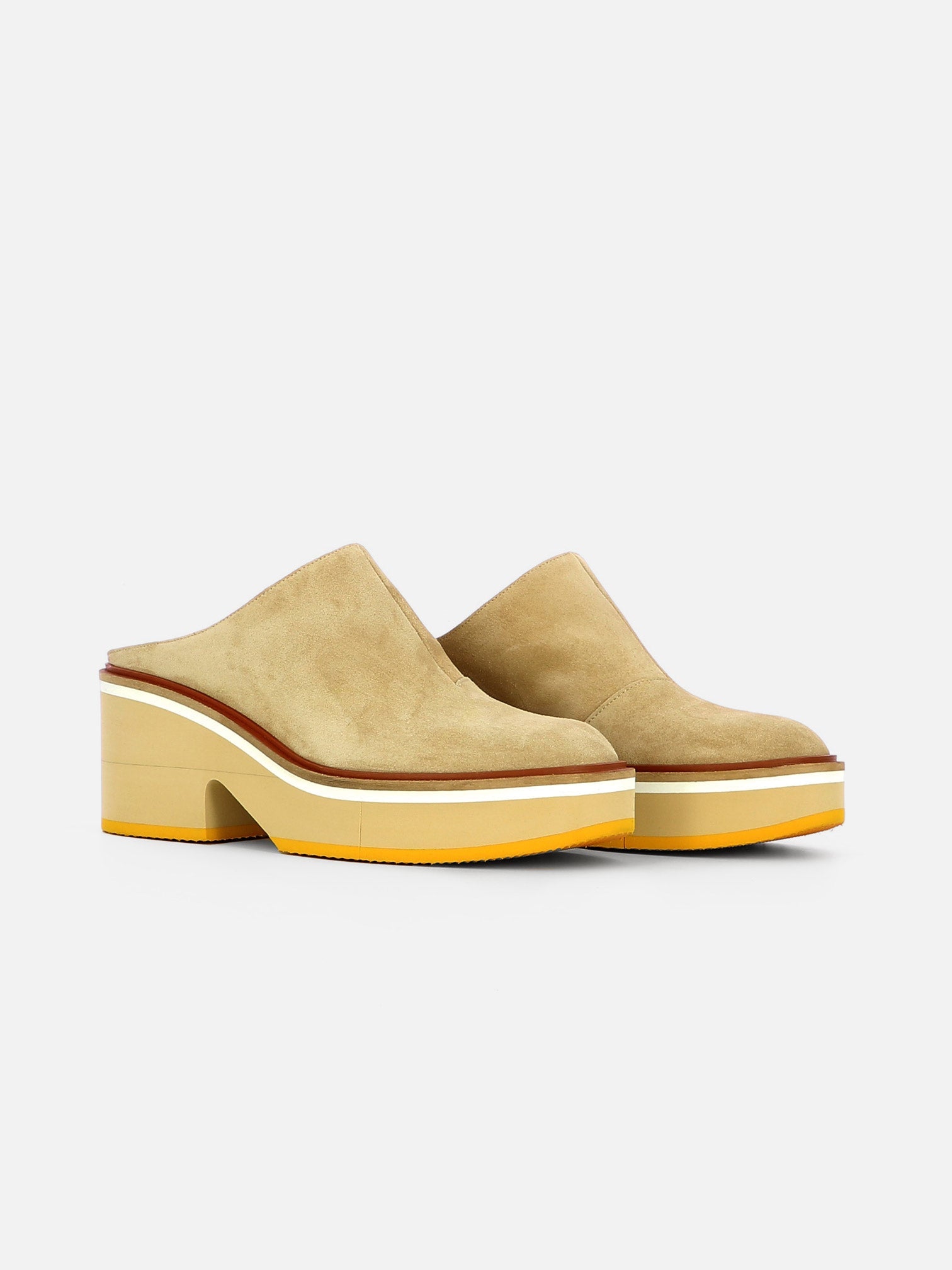MULES - AMIGO mules, calfskin beige