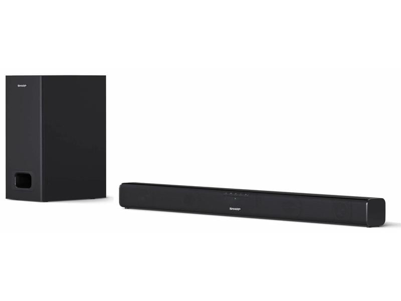 Sharp Soundbar HT-SBW110 Slim-Soundbar mit matt-schwarzem Finish