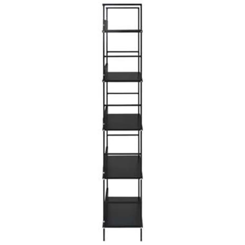 vidaXL - Schappenkast - Zwart - Bewerkt hout