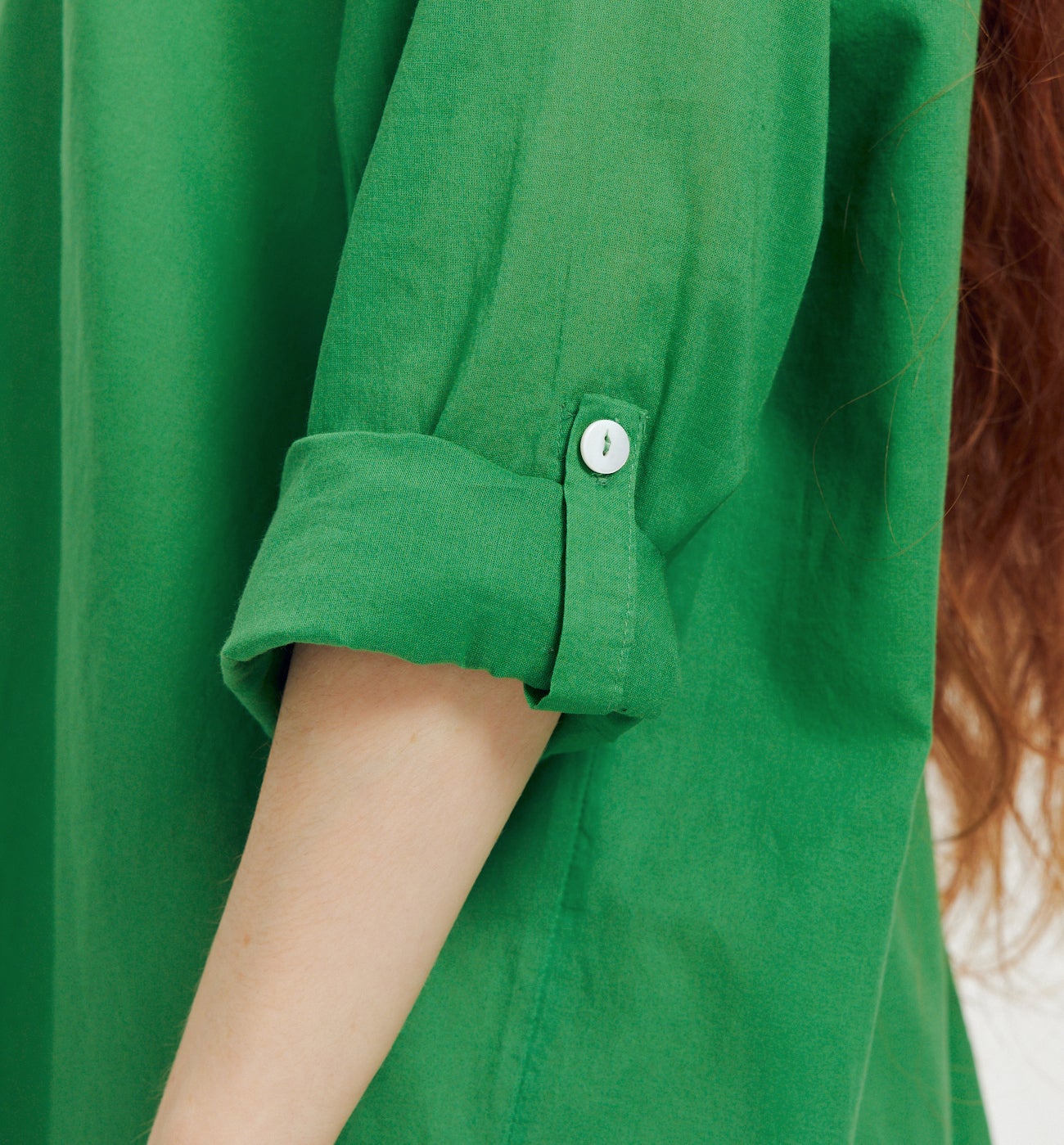 Longue robe-tunique Femme - Vert
