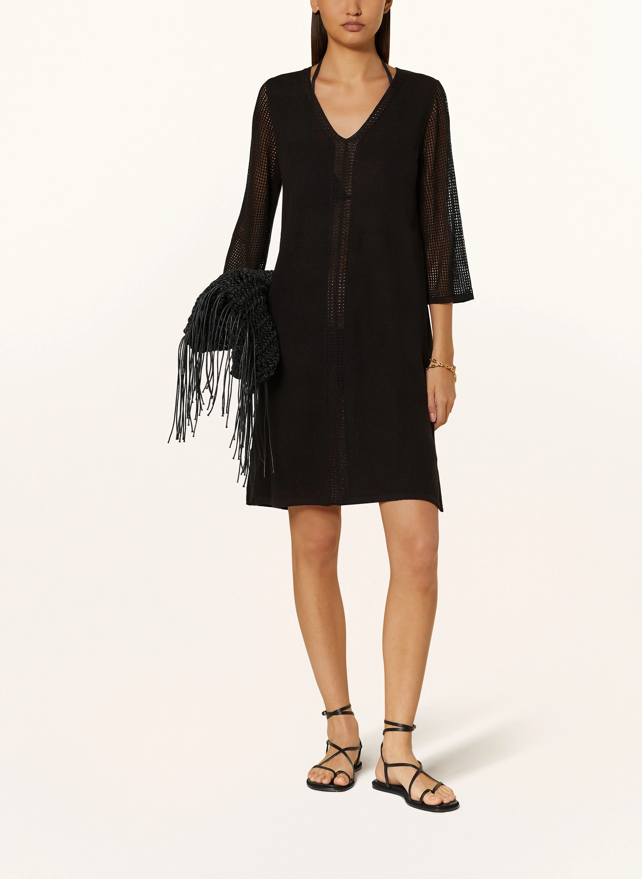 MARYAN MEHLHORN Strandkleid ORNATION mit 3/4-Arm und Glitzergarn