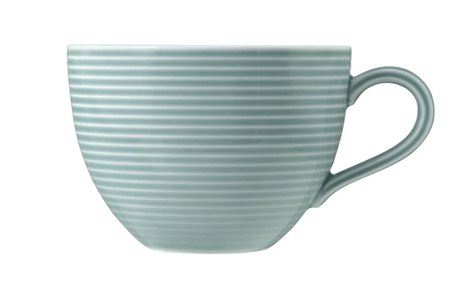 Seltmann Weiden Milchkaffee-Tasse BEAT COLOR GLAZE 6er Set arktisblau